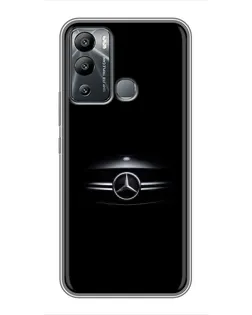 Чохол для Infinix Hot 12 Play з картинкою «Mercedes — абстрактні лінії»