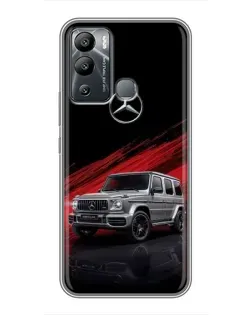 Чохол для Infinix Hot 12 Play з картинкою «Mercedes G-Class червоний» Чохол для Infinix Hot 12 Play з картинкою «Mercedes G-Class червоний»