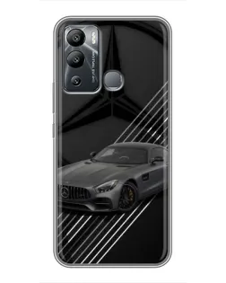 Чохол для Infinix Hot 12 Play з картинкою «Mercedes AMG — графіка» Чохол для Infinix Hot 12 Play з картинкою «Mercedes AMG — графіка»