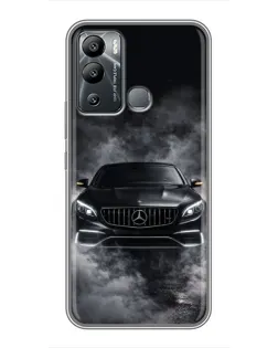 Чохол для Infinix Hot 12 Play з картинкою «Mercedes у диму» Чохол для Infinix Hot 12 Play з картинкою «Mercedes у диму»