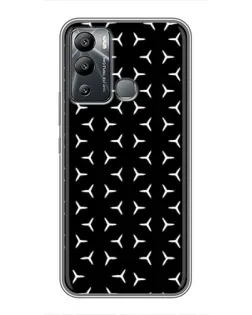 Чохол для Infinix Hot 12 Play з картинкою «Mercedes паттерн зірок» Чохол для Infinix Hot 12 Play з картинкою «Mercedes паттерн зірок»