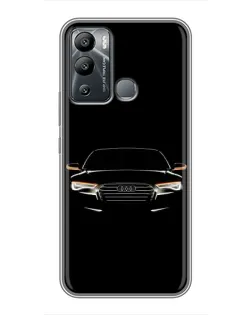 Чохол для Infinix Hot 12 Play з картинкою «Audi — нічний контур»