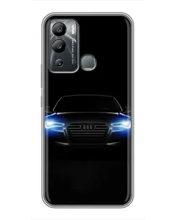 Чохол для Infinix Hot 12 Play з картинкою «Audi в неоні»
