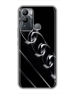 Чохол для Infinix Hot 12 Play з картинкою «Audi — абстрактні кільця»