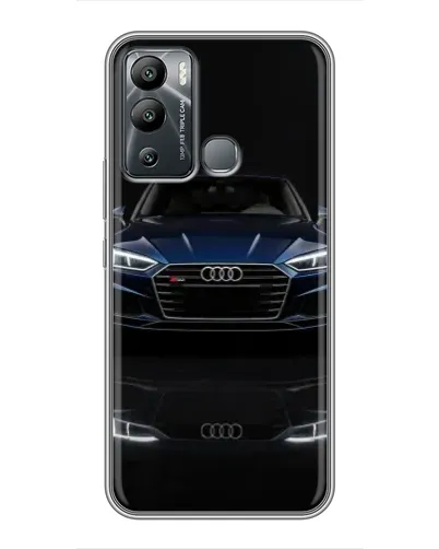 Чохол для Infinix Hot 12 Play з картинкою «Audi — нічне відображення» Чохол для Infinix Hot 12 Play з картинкою «Audi — нічне відображення»