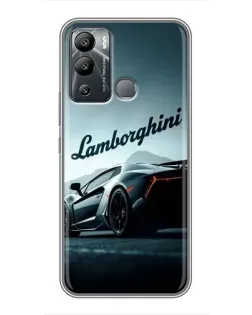 Чохол для Infinix Hot 12 Play з картинкою «Класичний Lamborghini надпис»