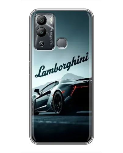Чохол для Infinix Hot 12 Play з картинкою «Класичний Lamborghini надпис»