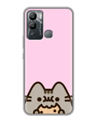 Чехол для Infinix Hot 12 Play с картинкой «Pusheen и печенье» Чехол для Infinix Hot 12 Play с картинкой «Pusheen и печенье»