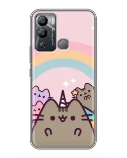 Чехол для Infinix Hot 12 Play с картинкой «Единорог Pusheen» Чехол для Infinix Hot 12 Play с картинкой «Единорог Pusheen»