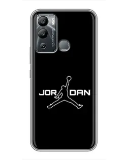 Чехол для Infinix Hot 12i с картинкой «Nike Pink Swirl»