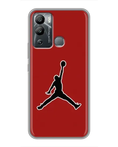 Чехол для Infinix Hot 12i с картинкой «Jordan Red Back» Чехол для Infinix Hot 12i с картинкой «Jordan Red Back»