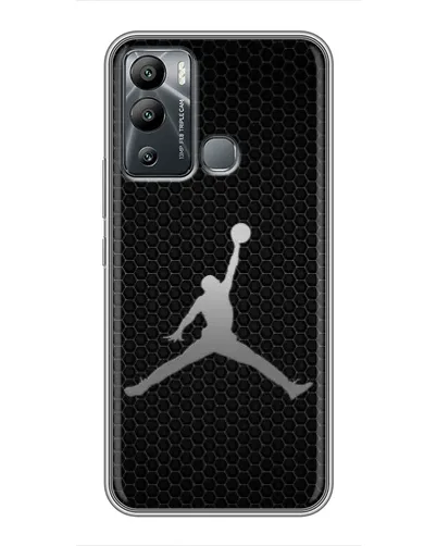 Чехол для Infinix Hot 12i с картинкой «Jordan Dark Carbon» Чехол для Infinix Hot 12i с картинкой «Jordan Dark Carbon»