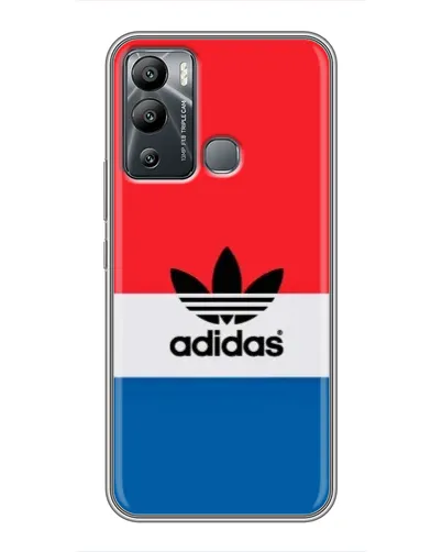Чехол для Infinix Hot 12i с картинкой «Ретро блоки Adidas» Чехол для Infinix Hot 12i с картинкой «Ретро блоки Adidas»