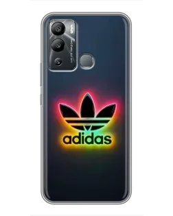 Чехол для Infinix Hot 12i с картинкой «Неоновый Adidas» Чехол для Infinix Hot 12i с картинкой «Неоновый Adidas»