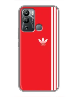 Чехол для Infinix Hot 12i с картинкой «Красный минимализм Adidas» Чехол для Infinix Hot 12i с картинкой «Красный минимализм Adidas»
