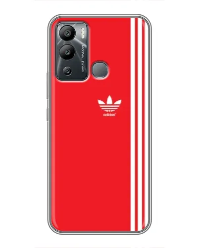 Чехол для Infinix Hot 12i с картинкой «Красный минимализм Adidas» Чехол для Infinix Hot 12i с картинкой «Красный минимализм Adidas»