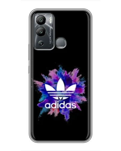 Чехол для Infinix Hot 12i с картинкой «Взрыв красок Adidas» Чехол для Infinix Hot 12i с картинкой «Взрыв красок Adidas»