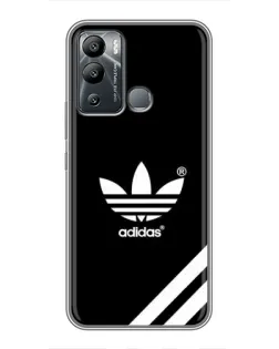 Чехол для Infinix Hot 12i с картинкой «Adidas с диагональными полосами»