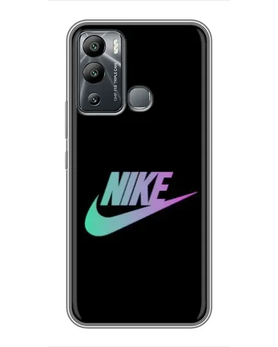 Чехол для Infinix Hot 12i с картинкой «Nike — городская ночь»