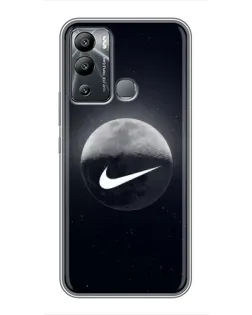 Чехол для Infinix Hot 12i с картинкой «Nike в стиле граффити»
