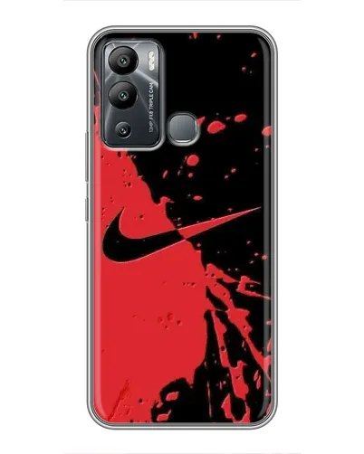 Чехол для Infinix Hot 12i с картинкой «Красные брызги Nike» Чехол для Infinix Hot 12i с картинкой «Красные брызги Nike»