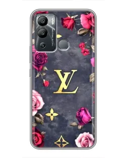 Чохол для Infinix Hot 12i з картинкою «Квітковий Louis Vuitton» Чохол для Infinix Hot 12i з картинкою «Квітковий Louis Vuitton»