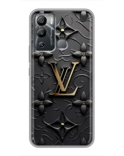 Чохол для Infinix Hot 12i з картинкою «Шкіряна текстура LV» Чохол для Infinix Hot 12i з картинкою «Шкіряна текстура LV»