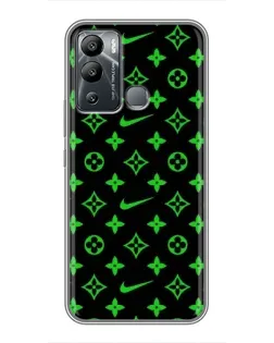 Чохол для Infinix Hot 12i з картинкою «Неоновий принт LV» Чохол для Infinix Hot 12i з картинкою «Неоновий принт LV»