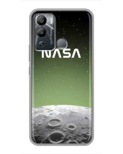 Чехол для Infinix Hot 12i с картинкой «NASA — лунный градиент» Чехол для Infinix Hot 12i с картинкой «NASA — лунный градиент»