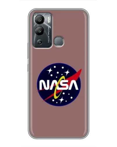 Чехол для Infinix Hot 12i с картинкой «NASA — ретро космос» Чехол для Infinix Hot 12i с картинкой «NASA — ретро космос»