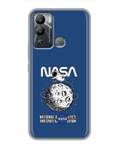 Чехол для Infinix Hot 12i с картинкой «NASA — лунная миссия» Чехол для Infinix Hot 12i с картинкой «NASA — лунная миссия»