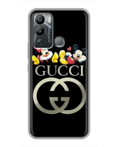 Чехол для Infinix Hot 12i с картинкой «Gucci — герои Disney» Чехол для Infinix Hot 12i с картинкой «Gucci — герои Disney»