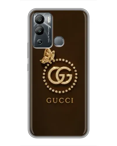 Чехол для Infinix Hot 12i с картинкой «Gucci — золотая бабочка» Чехол для Infinix Hot 12i с картинкой «Gucci — золотая бабочка»
