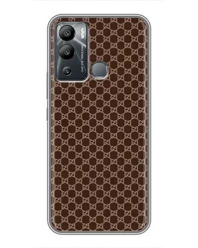 Чехол для Infinix Hot 12i с картинкой «Gucci — шоколадная сетка» Чехол для Infinix Hot 12i с картинкой «Gucci — шоколадная сетка»
