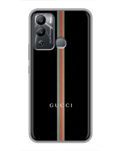 Чехол для Infinix Hot 12i с картинкой «Gucci — строгая линия» Чехол для Infinix Hot 12i с картинкой «Gucci — строгая линия»