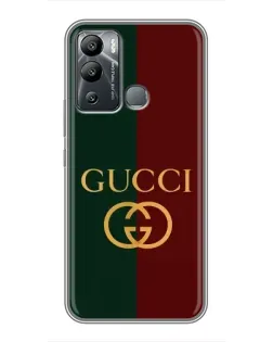 Чехол для Infinix Hot 12i с картинкой «Gucci — темно-зеленый градиент»