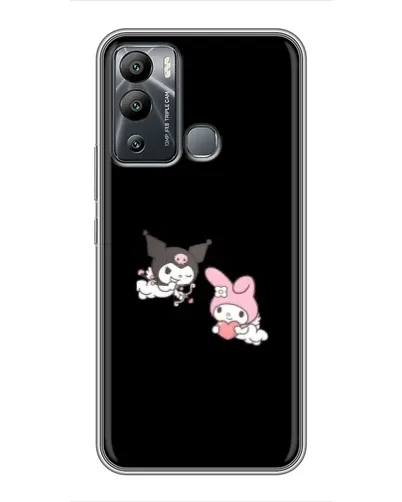 Чехол для Infinix Hot 12i с картинкой «My Melody и Kuromi»