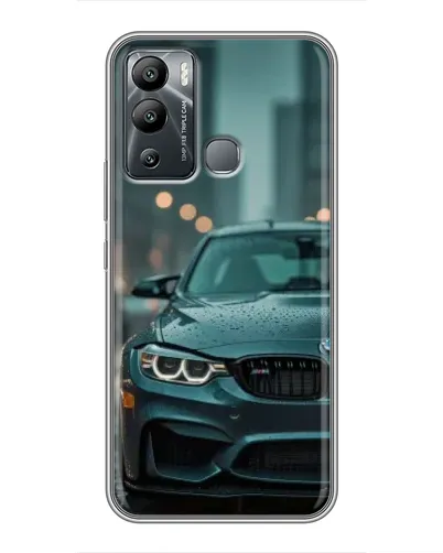 Чехол для Infinix Hot 12i с картинкой «BMW в огнях города» Чехол для Infinix Hot 12i с картинкой «BMW в огнях города»