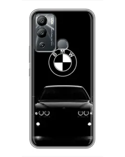 Чехол для Infinix Hot 12i с картинкой «BMW — взгляд из темноты»