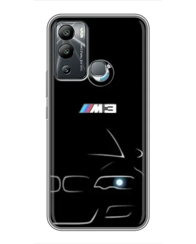 Чехол для Infinix Hot 12i с картинкой «Минималистичный принт BMW M3» Чехол для Infinix Hot 12i с картинкой «Минималистичный принт BMW M3»