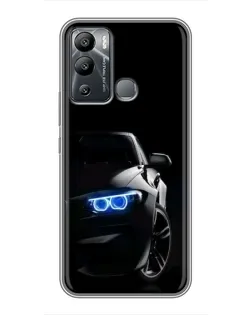 Чохол для Infinix Hot 12i з картинкою «BMW — нічний погляд» Чохол для Infinix Hot 12i з картинкою «BMW — нічний погляд»