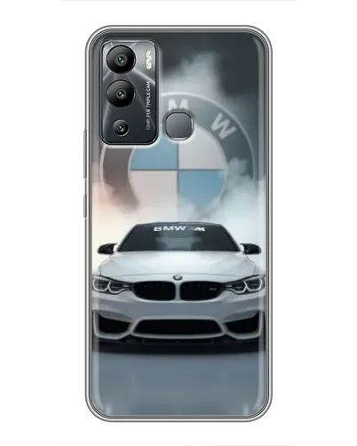Чехол для Infinix Hot 12i с картинкой «BMW в белом дыму» Чехол для Infinix Hot 12i с картинкой «BMW в белом дыму»