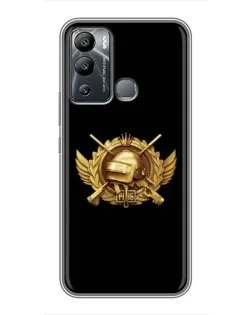 Чохол для Infinix Hot 12i з картинкою «PUBG — помаранчевий градієнт» Чохол для Infinix Hot 12i з картинкою «PUBG — помаранчевий градієнт»