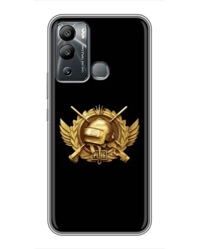 Чехол для Infinix Hot 12i с картинкой «PUBG — оранжевый градиент» Чехол для Infinix Hot 12i с картинкой «PUBG — оранжевый градиент»