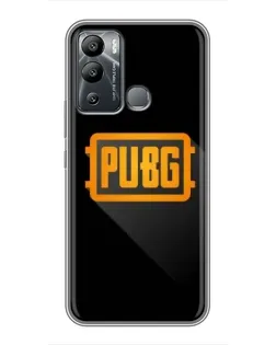 Чехол для Infinix Hot 12i с картинкой «PUBG — рамка лого» Чехол для Infinix Hot 12i с картинкой «PUBG — рамка лого»