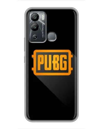 Чехол для Infinix Hot 12i с картинкой «PUBG — рамка лого» Чехол для Infinix Hot 12i с картинкой «PUBG — рамка лого»