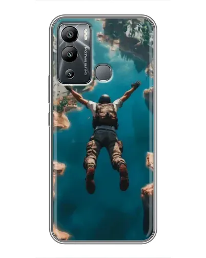 Чехол для Infinix Hot 12i с картинкой «PUBG — свободное падение» Чехол для Infinix Hot 12i с картинкой «PUBG — свободное падение»