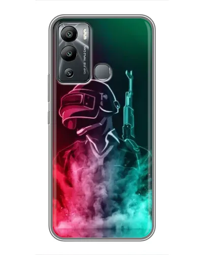 Чехол для Infinix Hot 12i с картинкой «PUBG — огненный воин» Чехол для Infinix Hot 12i с картинкой «PUBG — огненный воин»