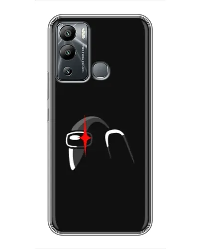 Чехол для Infinix Hot 12i с картинкой «Among Us шлем» Чехол для Infinix Hot 12i с картинкой «Among Us шлем»