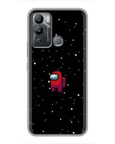 Чехол для Infinix Hot 12i с картинкой «Красный Among Us» Чехол для Infinix Hot 12i с картинкой «Красный Among Us»